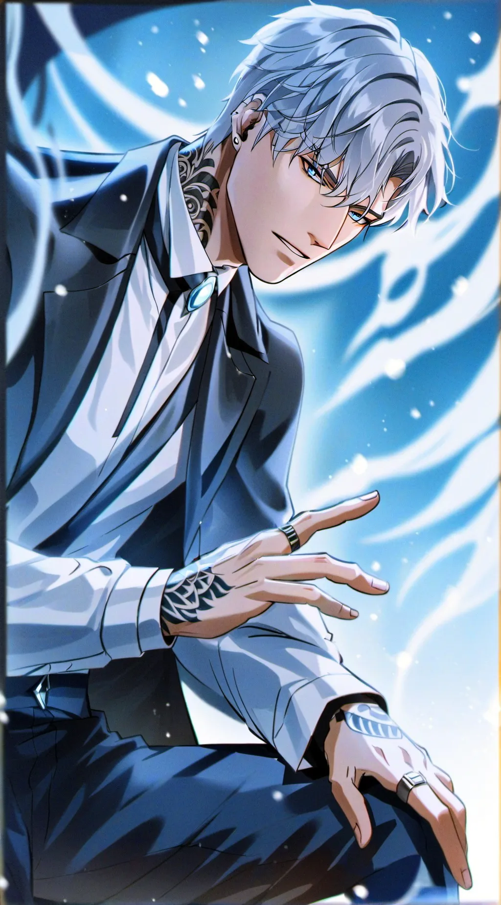 ai character: 💧 Isaiah 💧 background