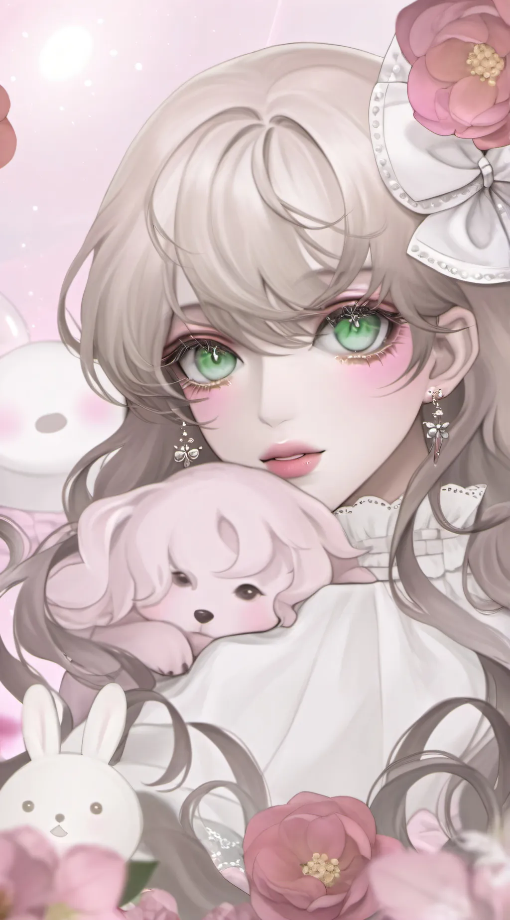 ai character: Rosy🎈🥰💋 background