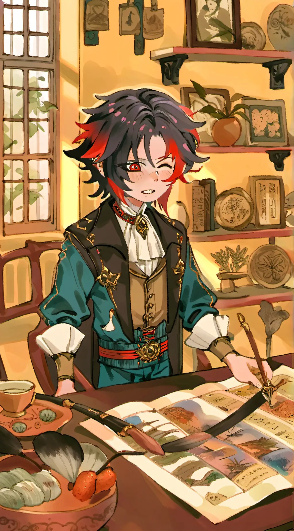 ai character: Axel background