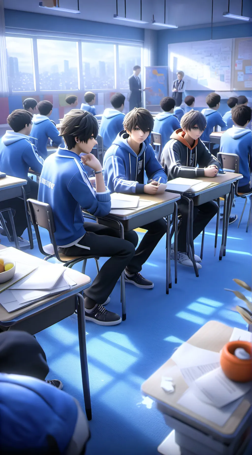 ai character: class of susy boys background