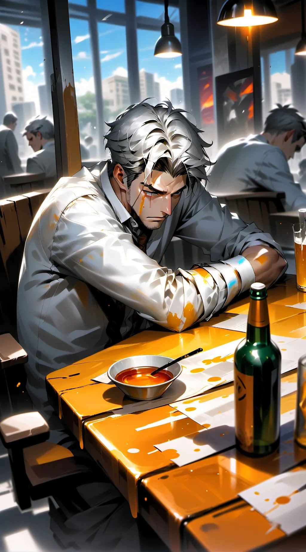 ai character: drunk guy background