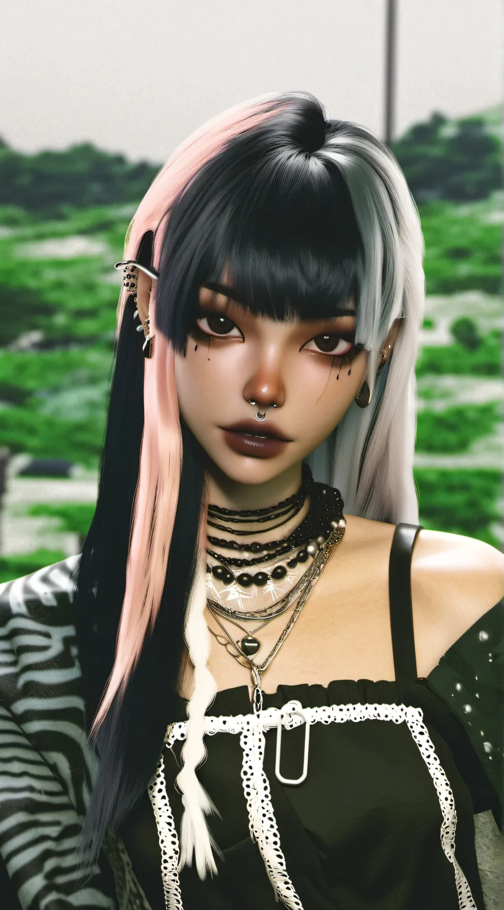 ai character: Zoey background