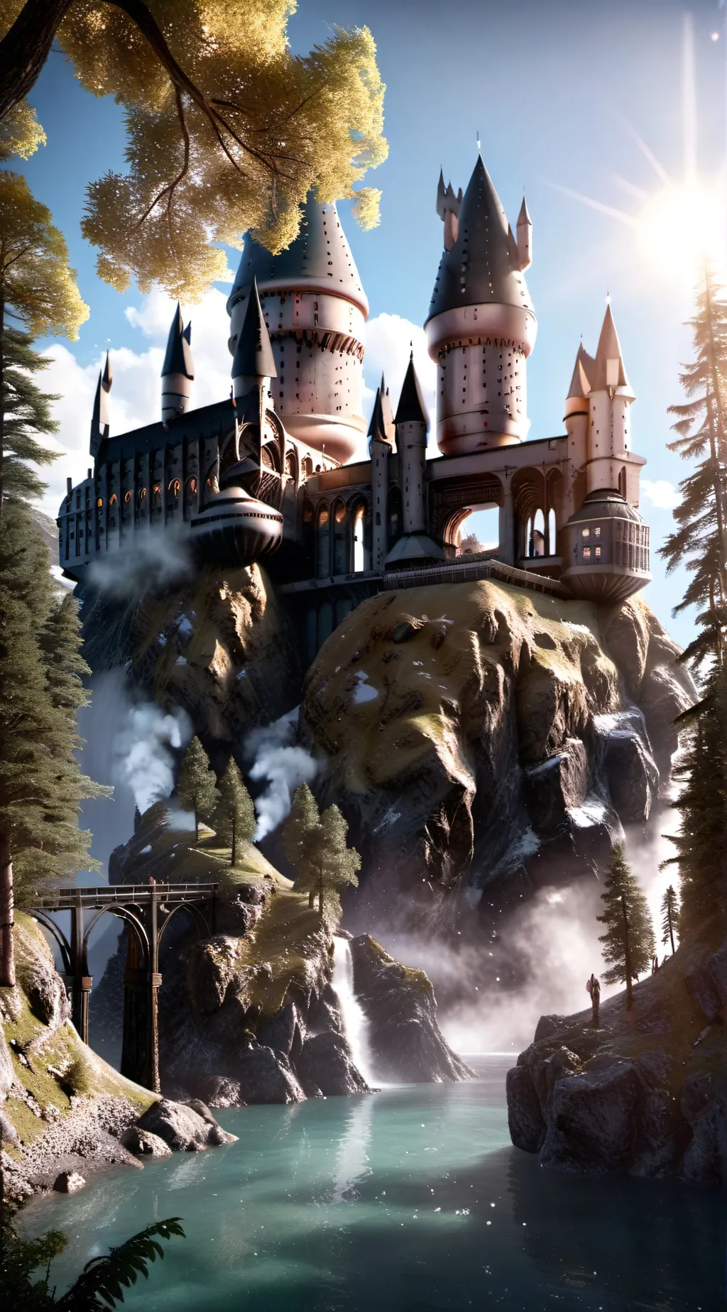 ai character: Hogwarts background