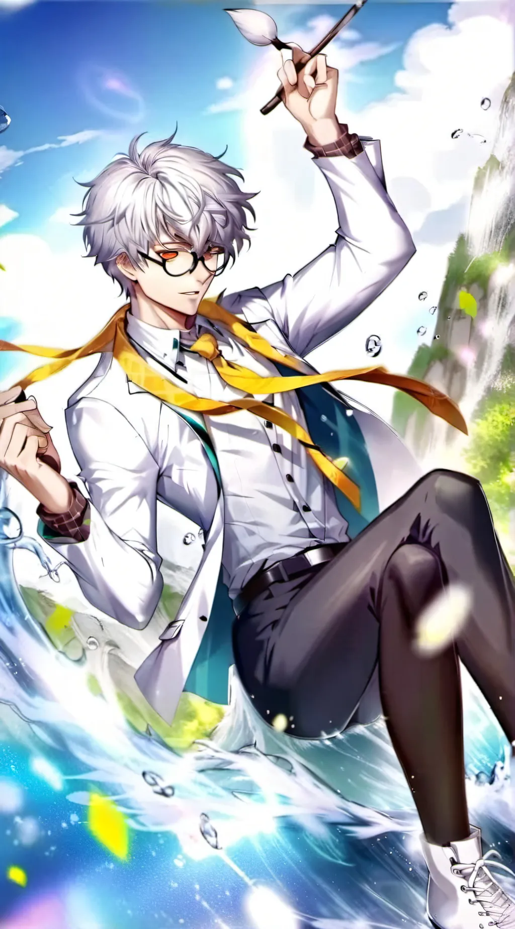 ai character: teacher background