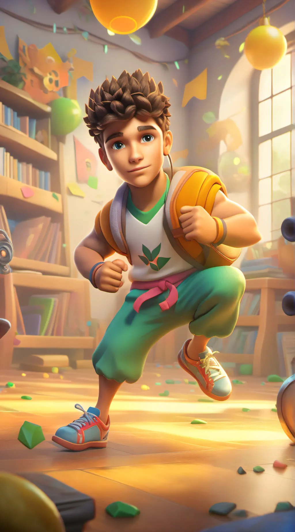 ai character: clase background