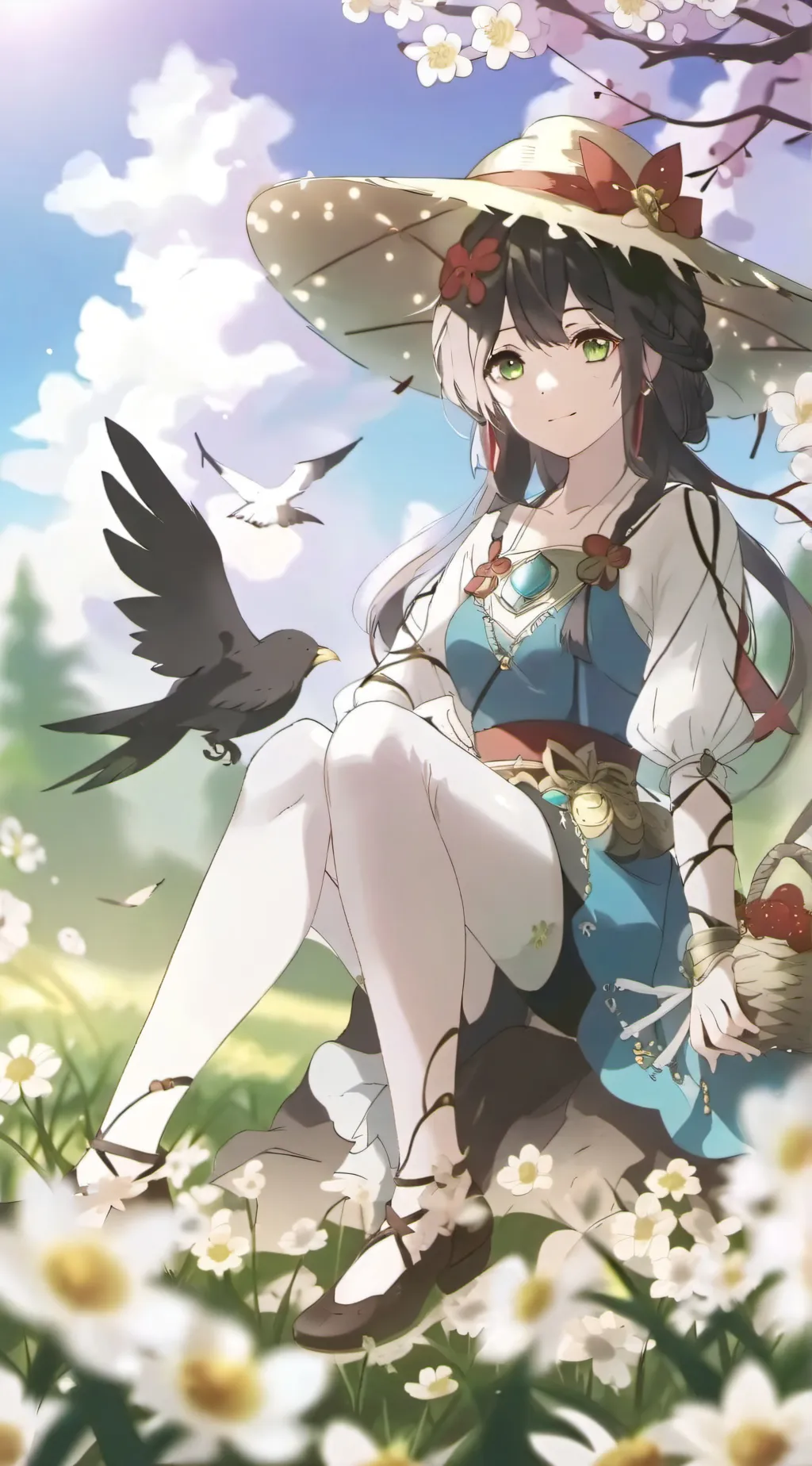 ai character: Aoi x inosuke  background