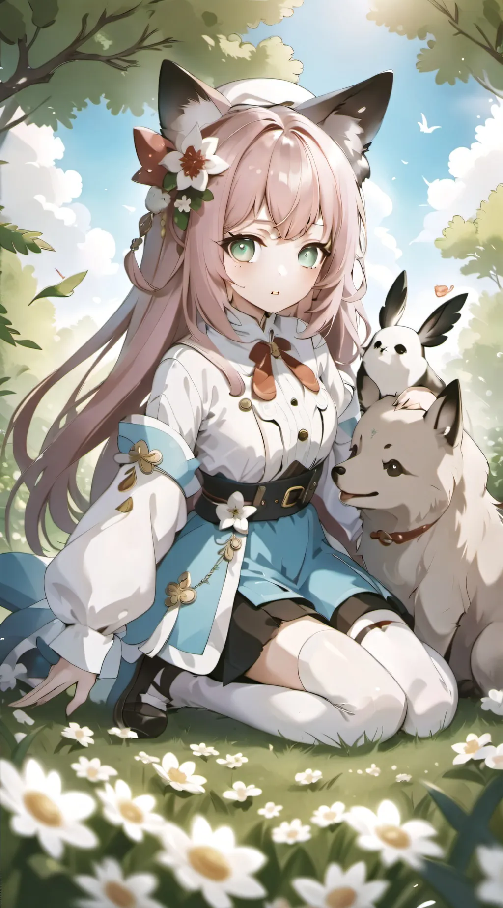 ai character: Cracked break pt 4 background