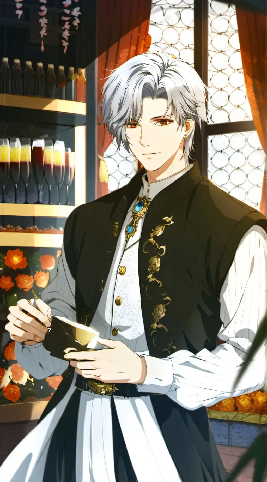 ai character: Harvey background