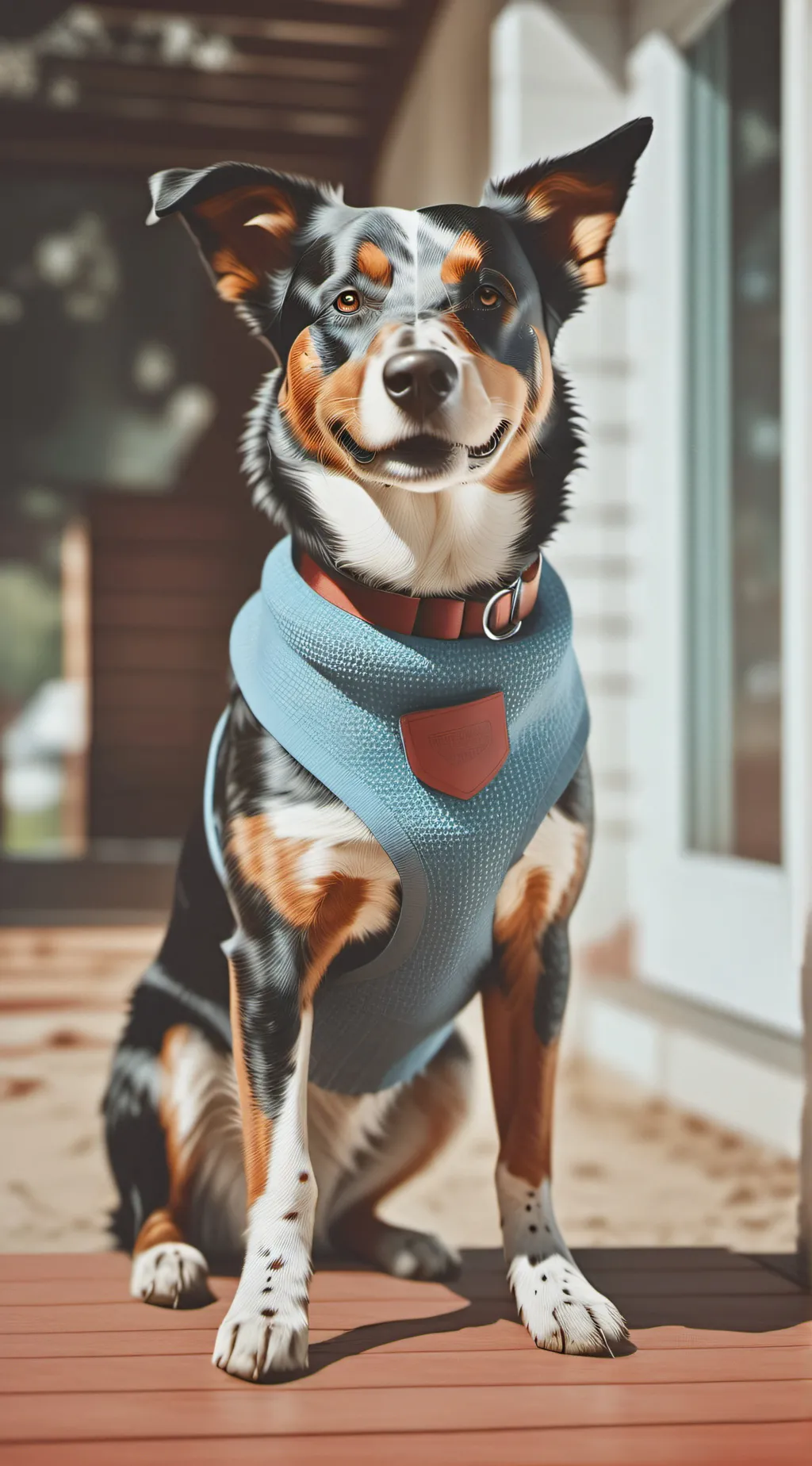 ai character: Bluey Sprunki background