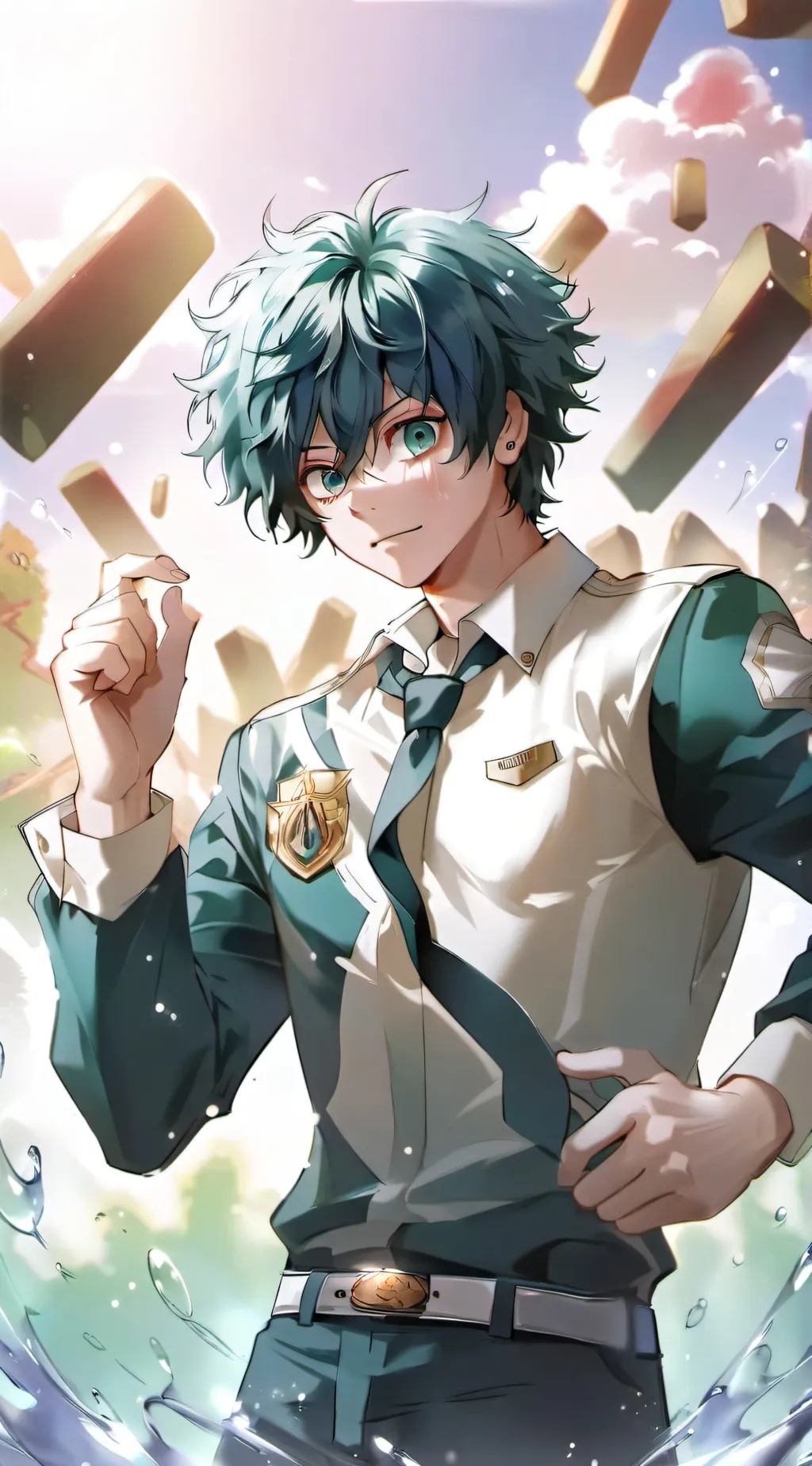 ai character: Izuku Midoriya background