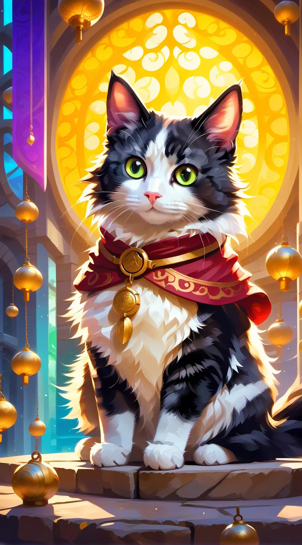 ai character: Leo ♌ background