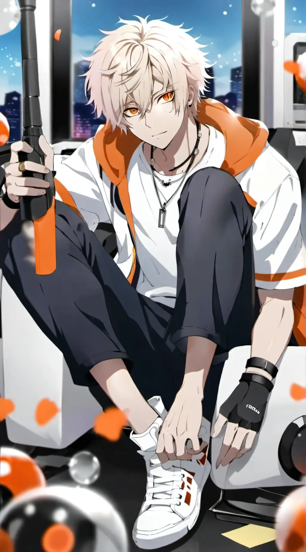 ai character: Bakugo & Toi <3 background