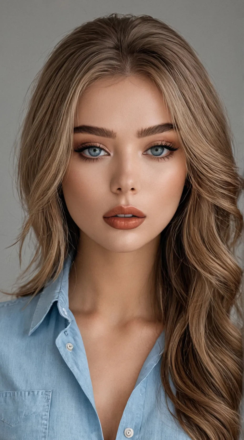 ai character: Vera smokes background