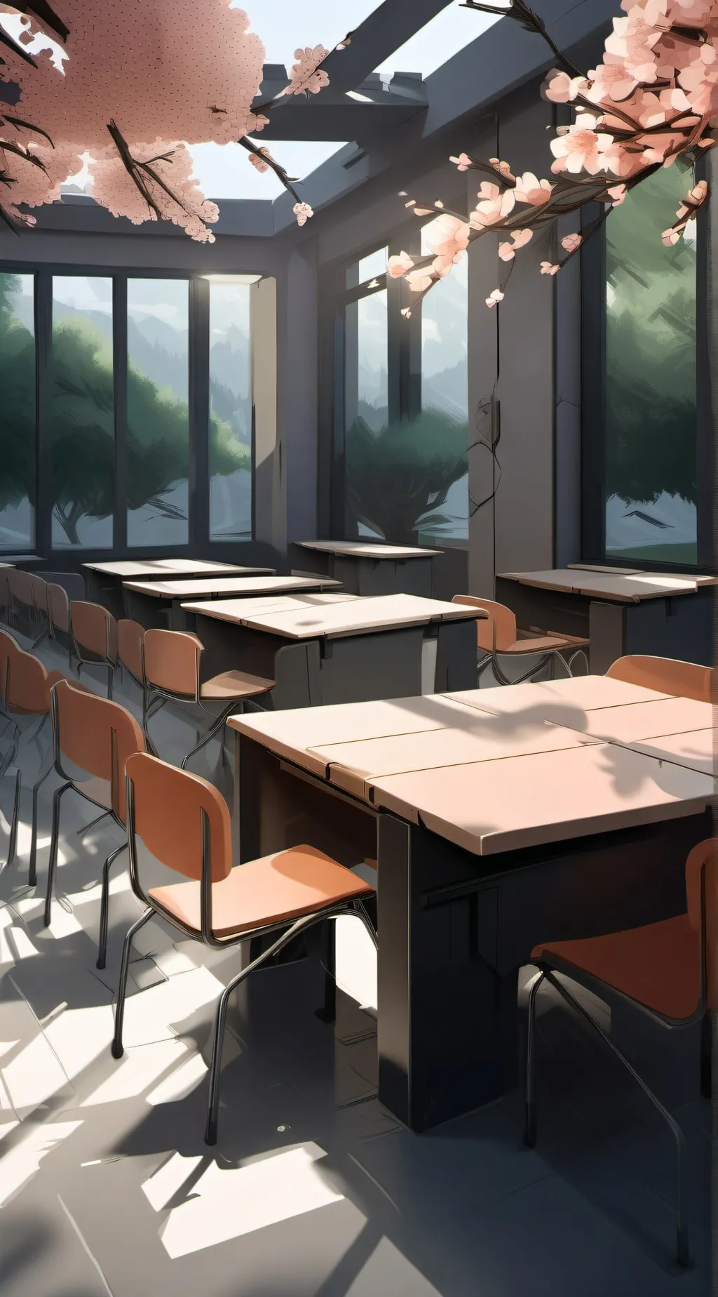 ai character: JJK a school background