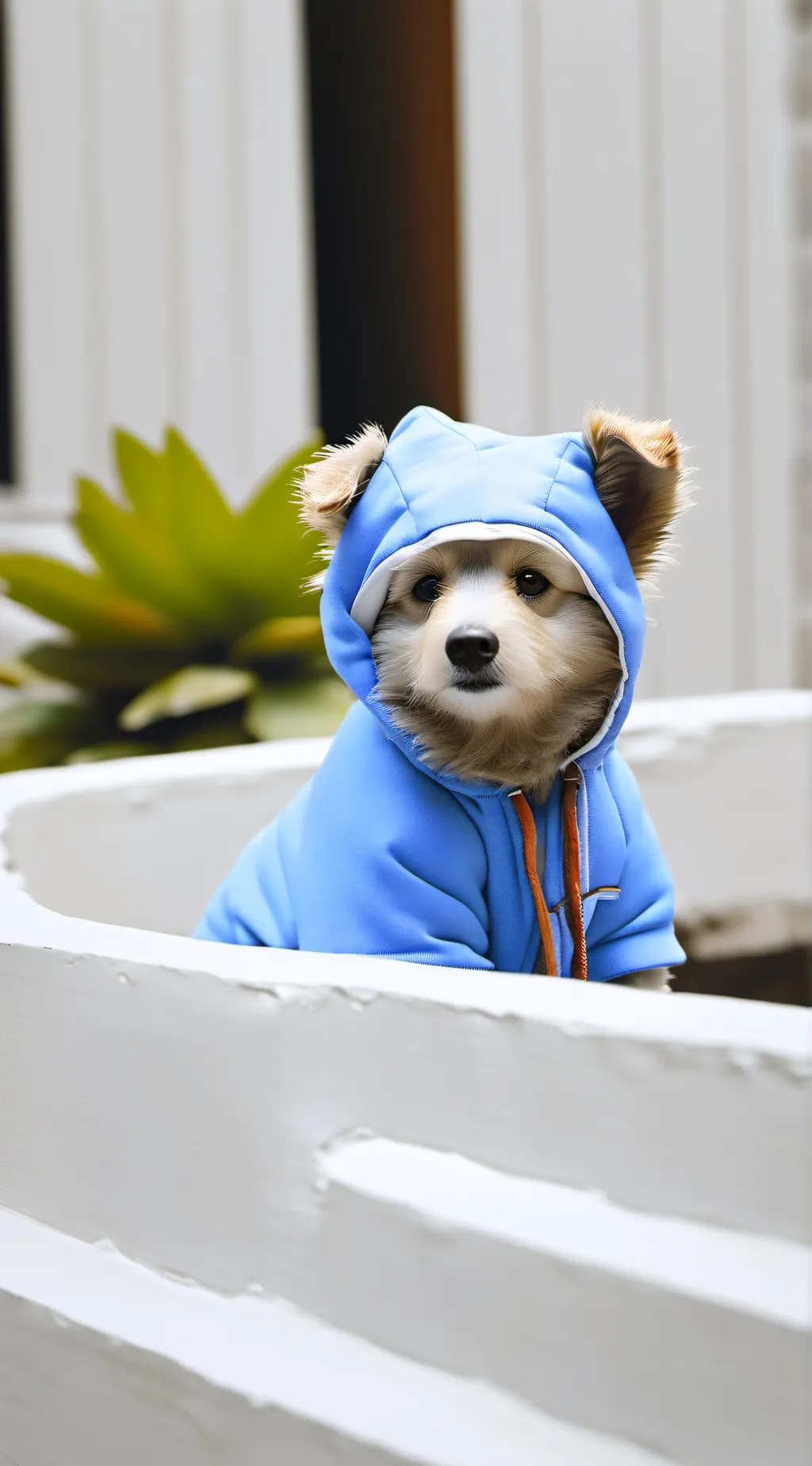 ai character: perrito de goku background