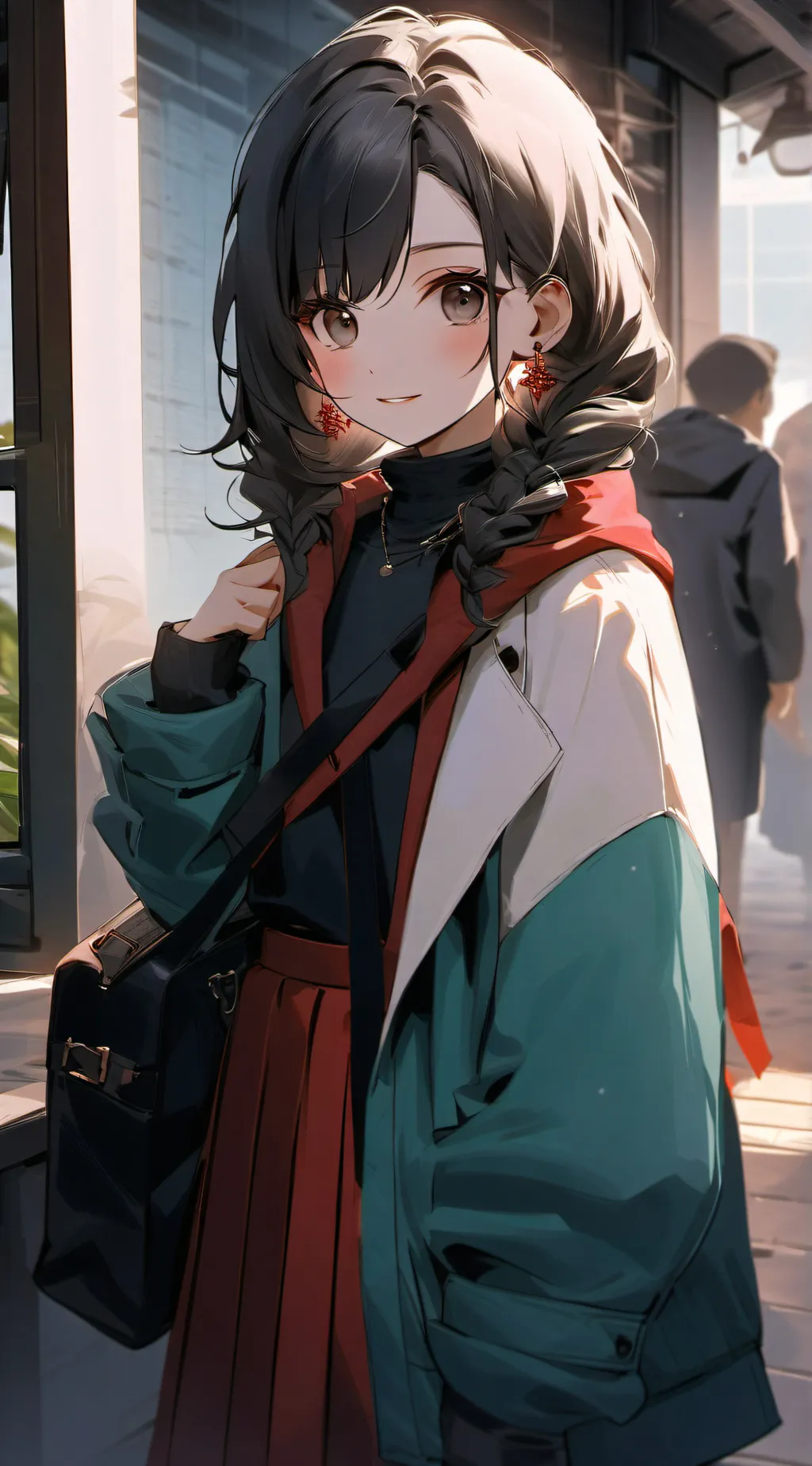 ai character: gril bonny background