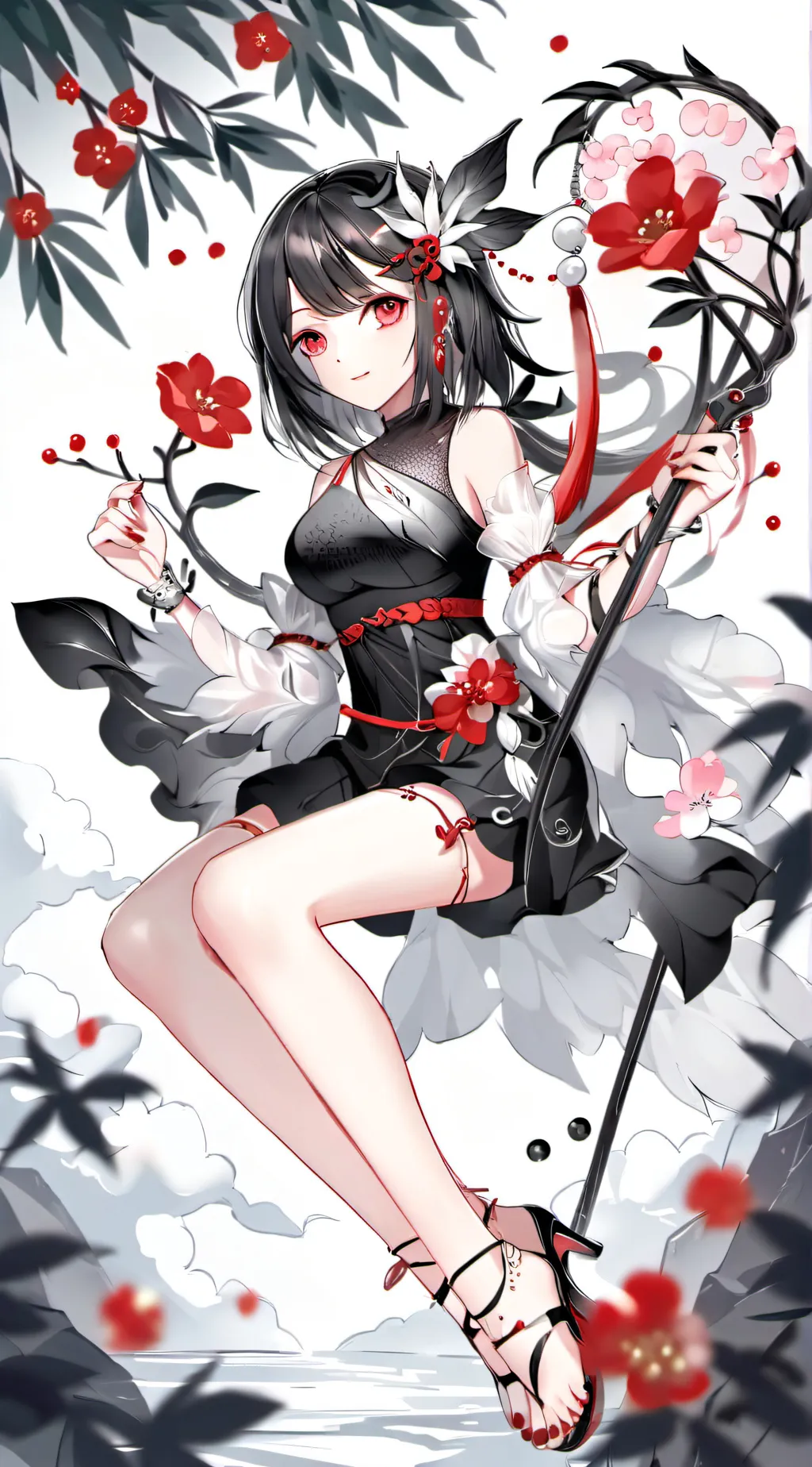 ai character: Sakura background