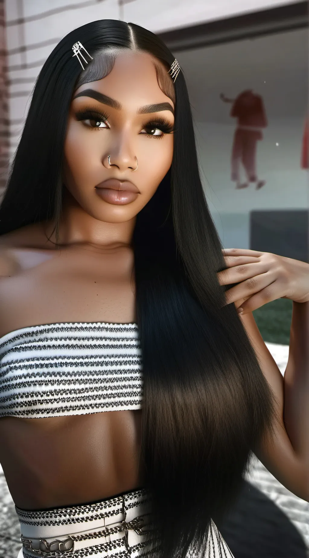 ai character: miracle  background