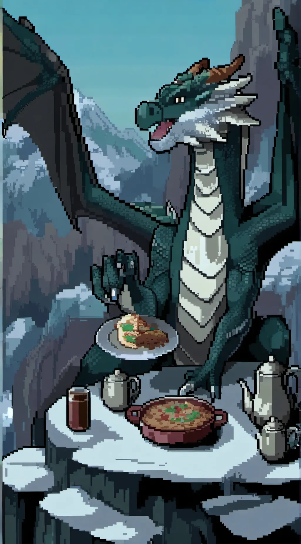 ai character: |Diamond•winglet| background