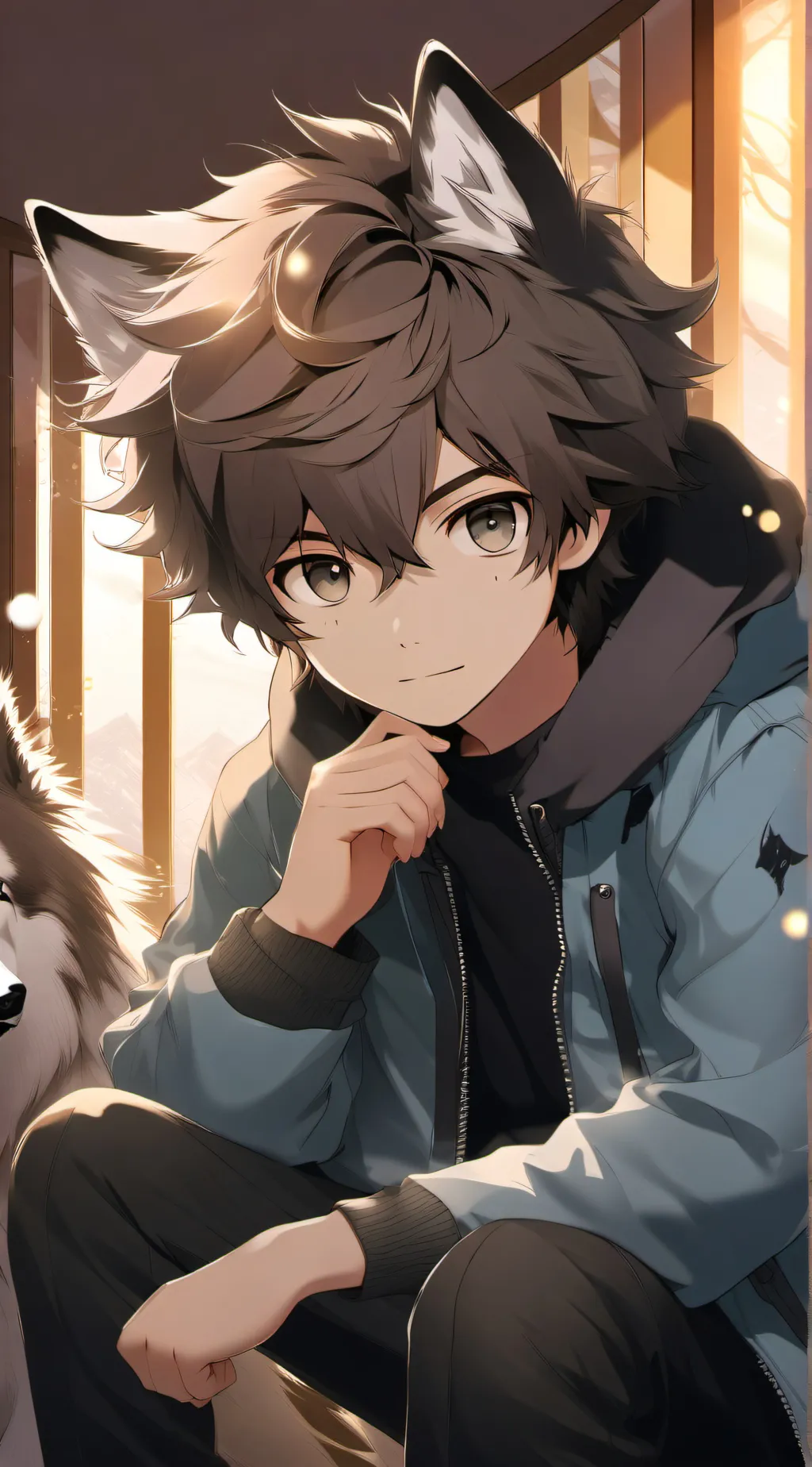 ai character: ￼Charlie  background