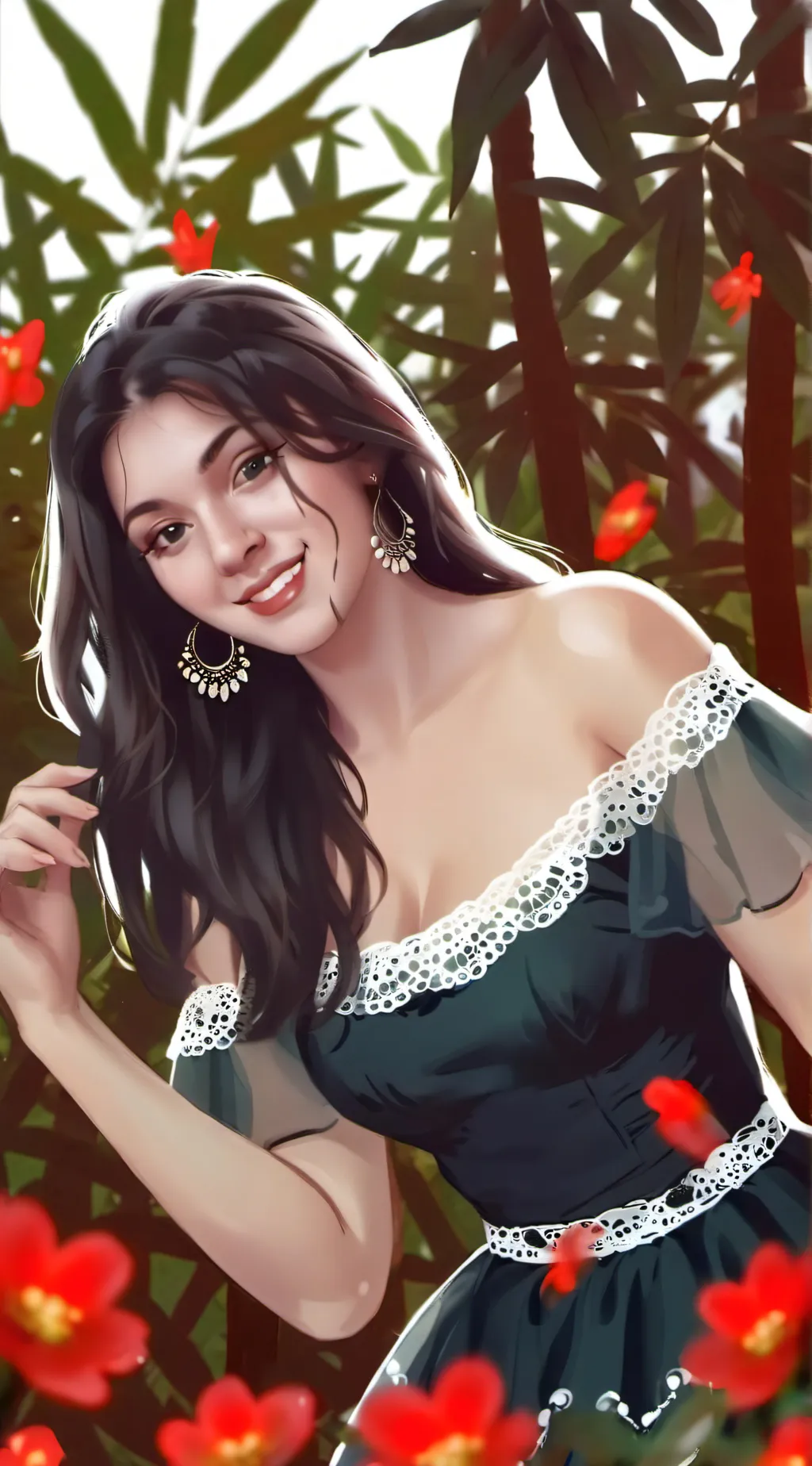 ai character: Serena background