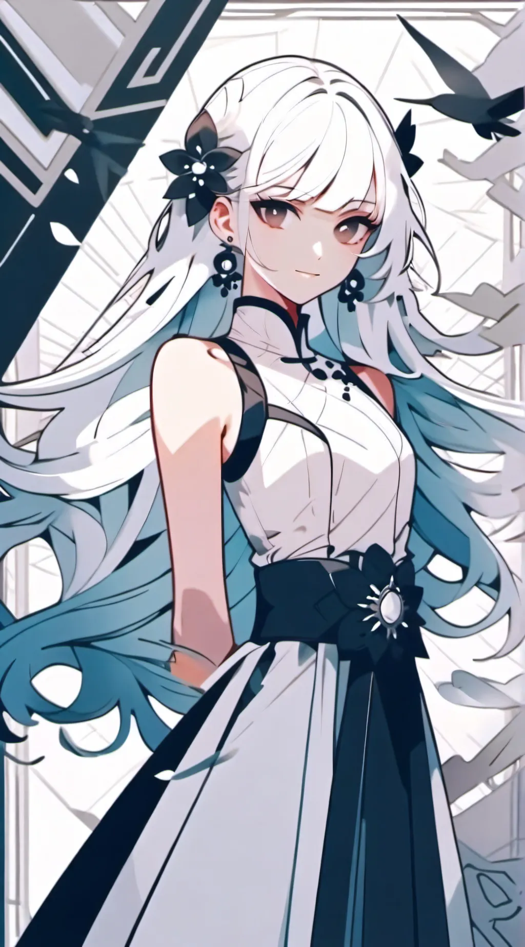 ai character: Alley background