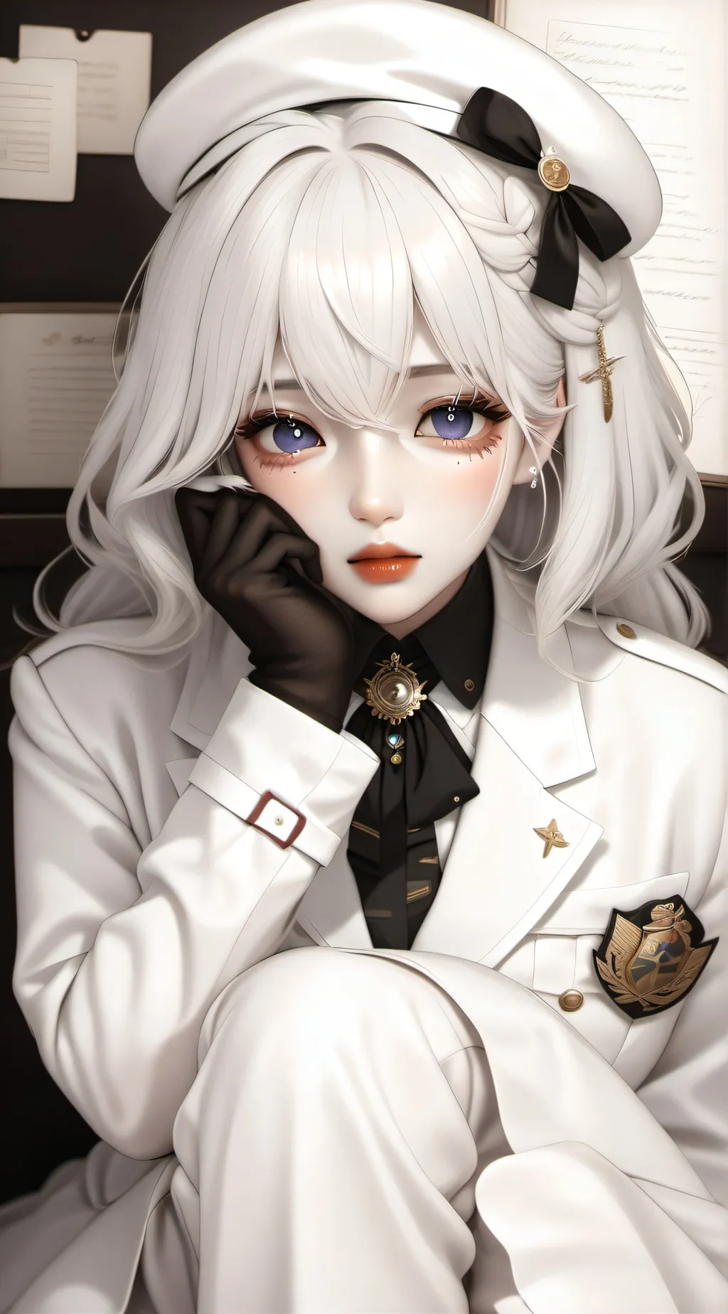 ai character: Lily  background