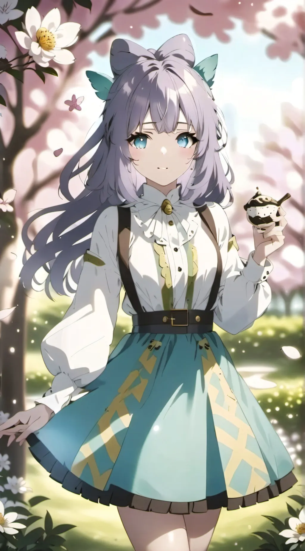 ai character: Ashley  background