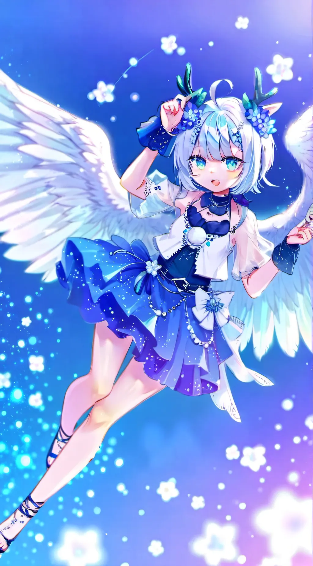 ai character: Misty & adventures background