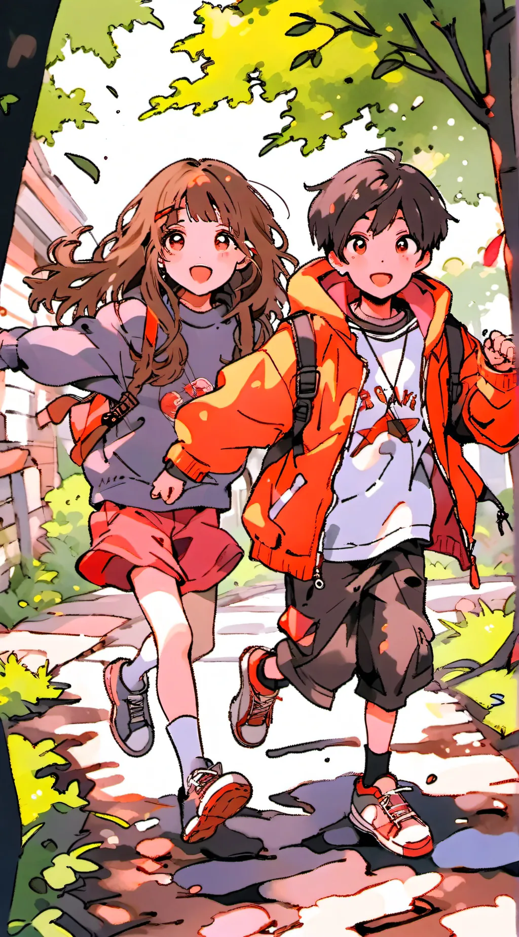 ai character: 4th grade recess background