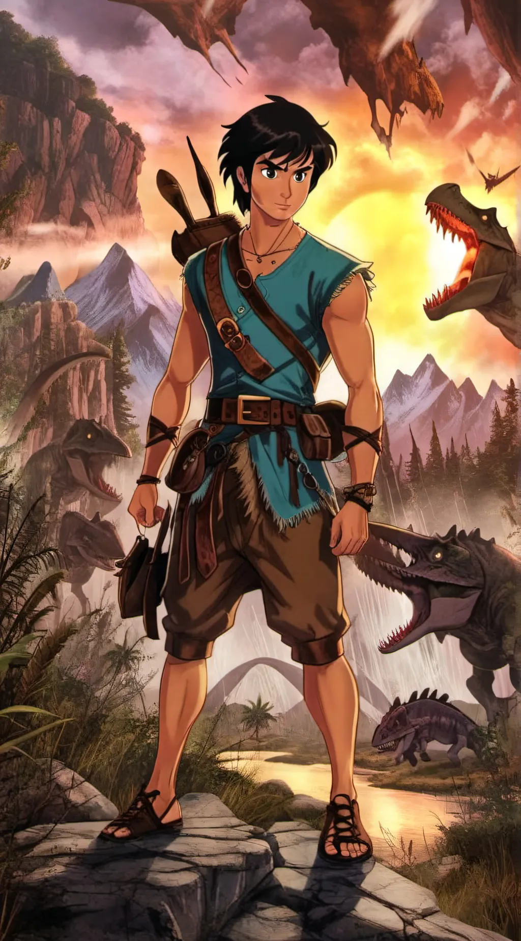 ai character: Rey background