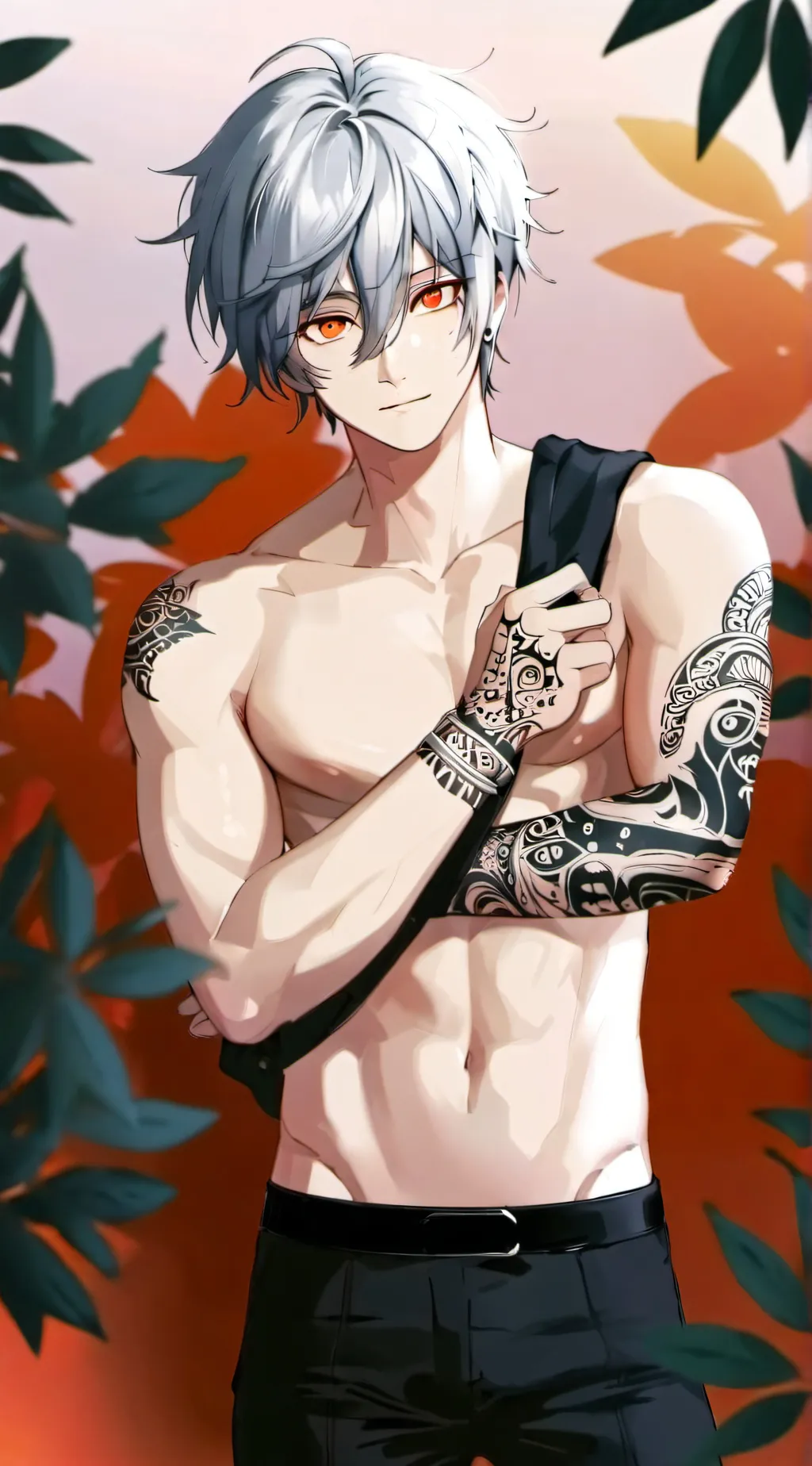 ai character: Alpha  background