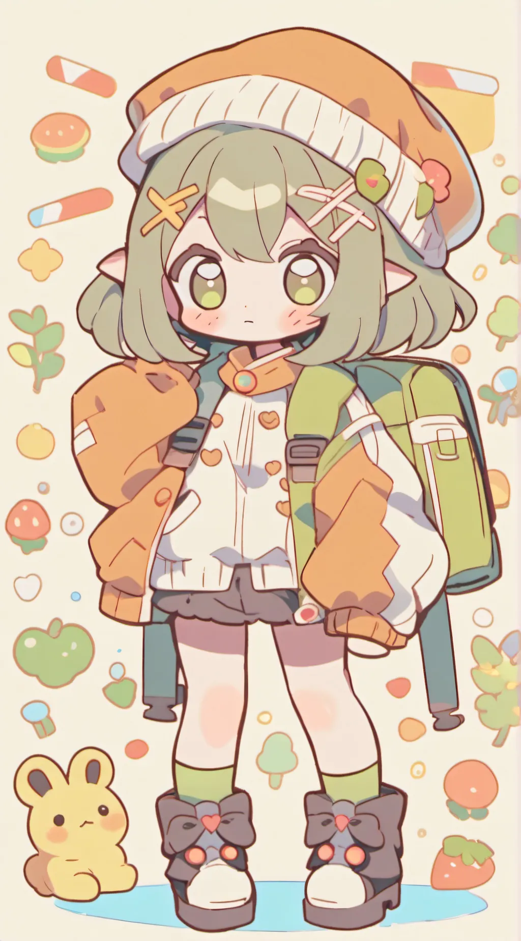 ai character: elfy background