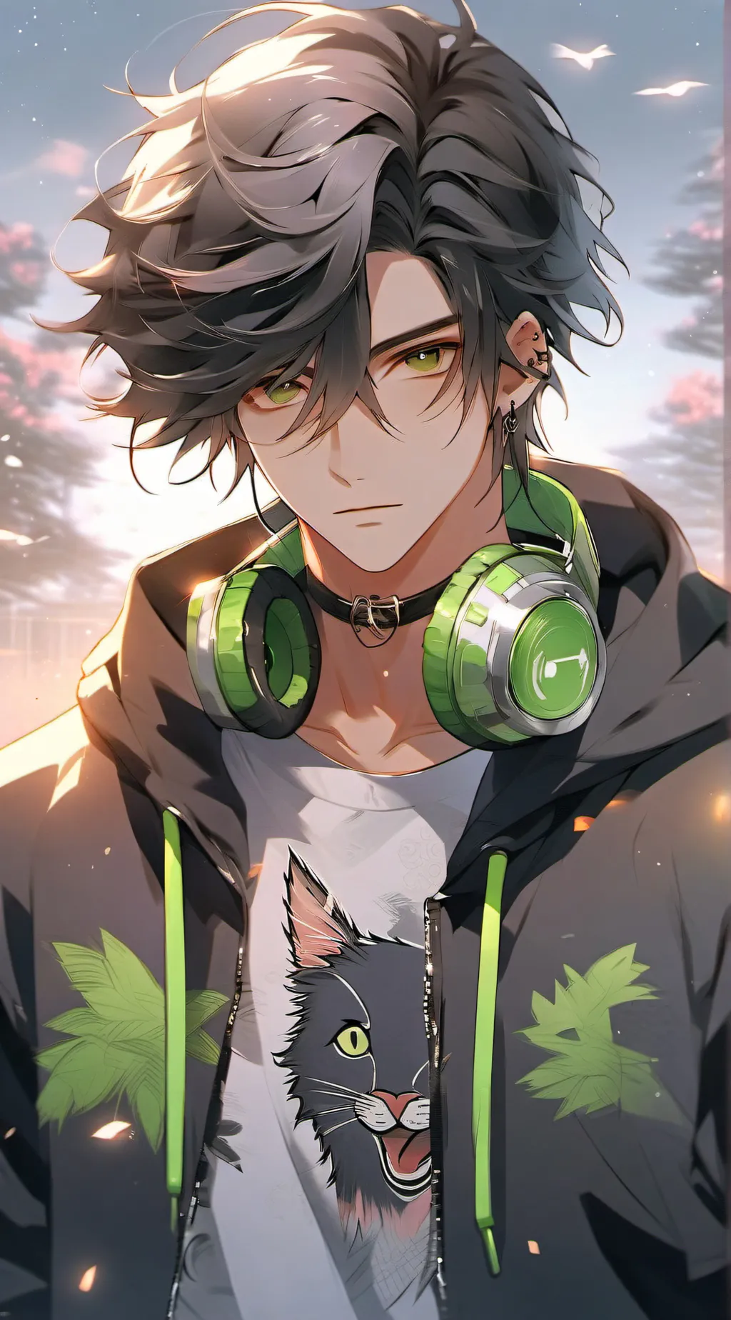 ai character: Andy  background