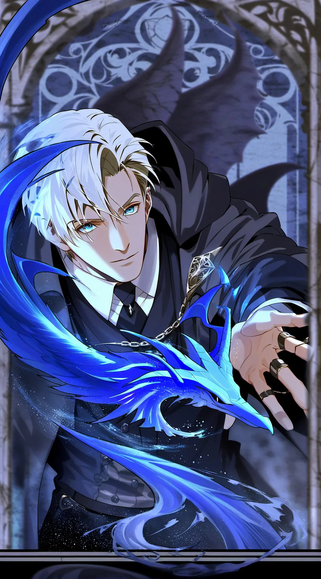 ai character: draco malfoy background
