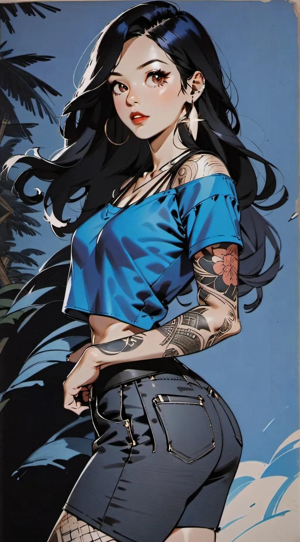 ai character: <Nari> background