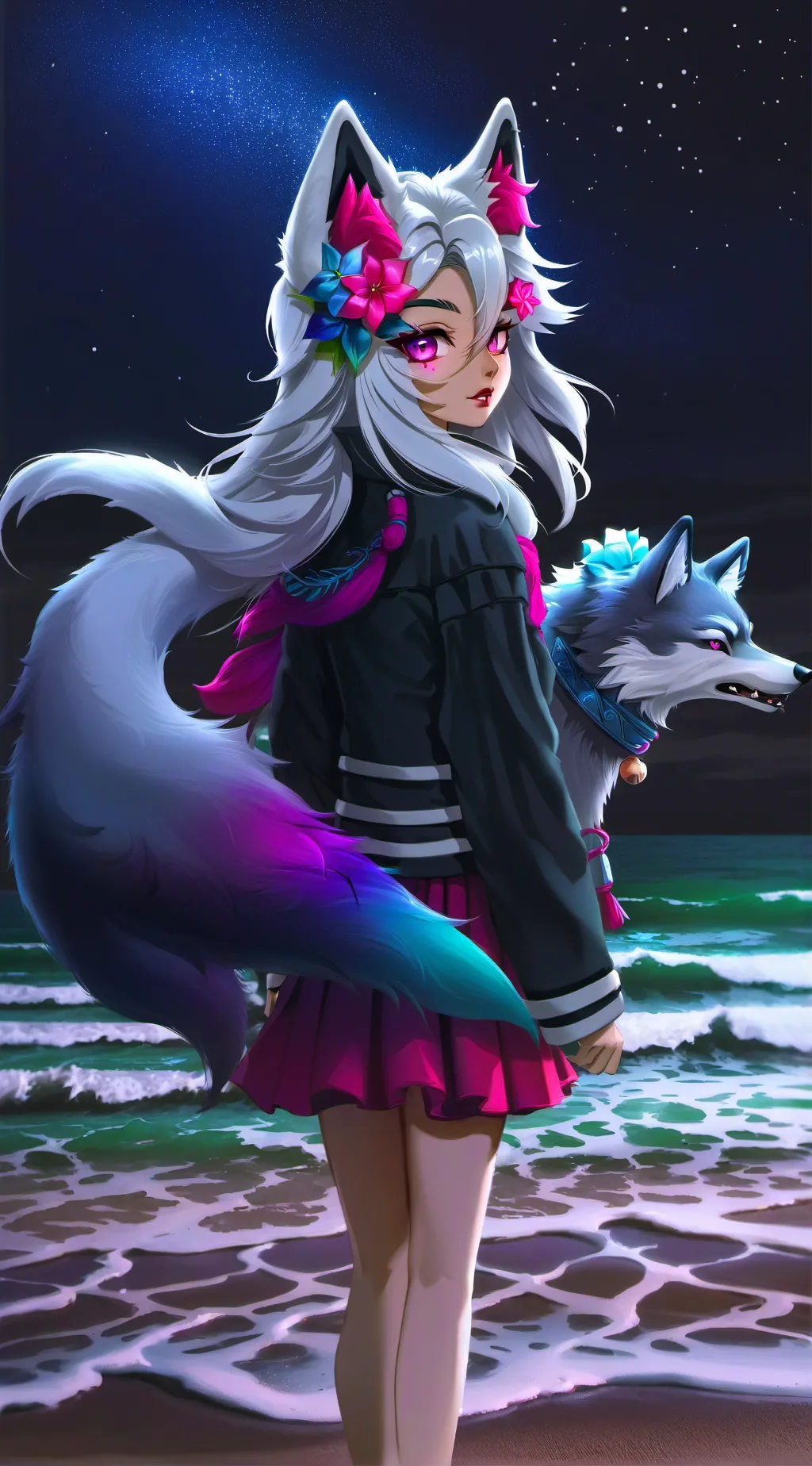 ai character: Nyx background