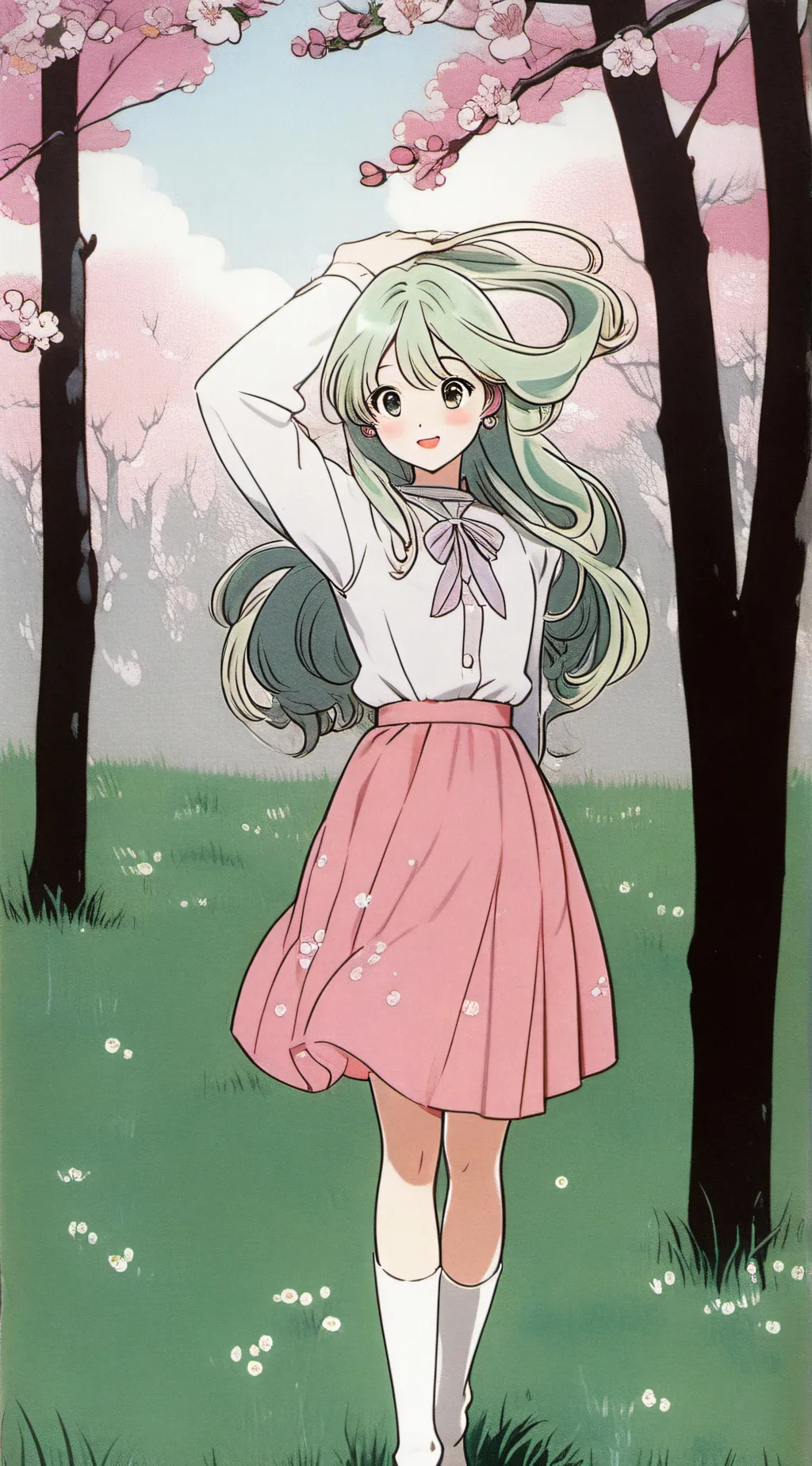 ai character: Linetta Pierce background