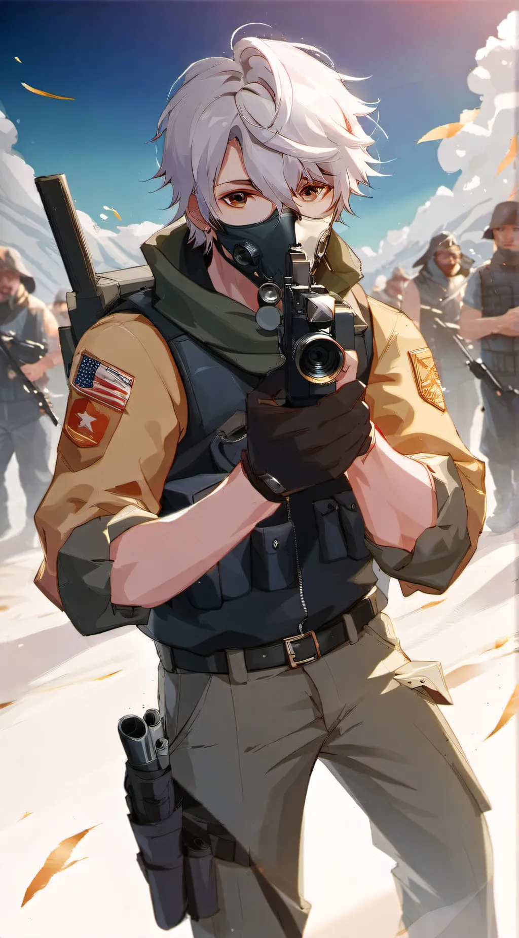 ai character: chip background