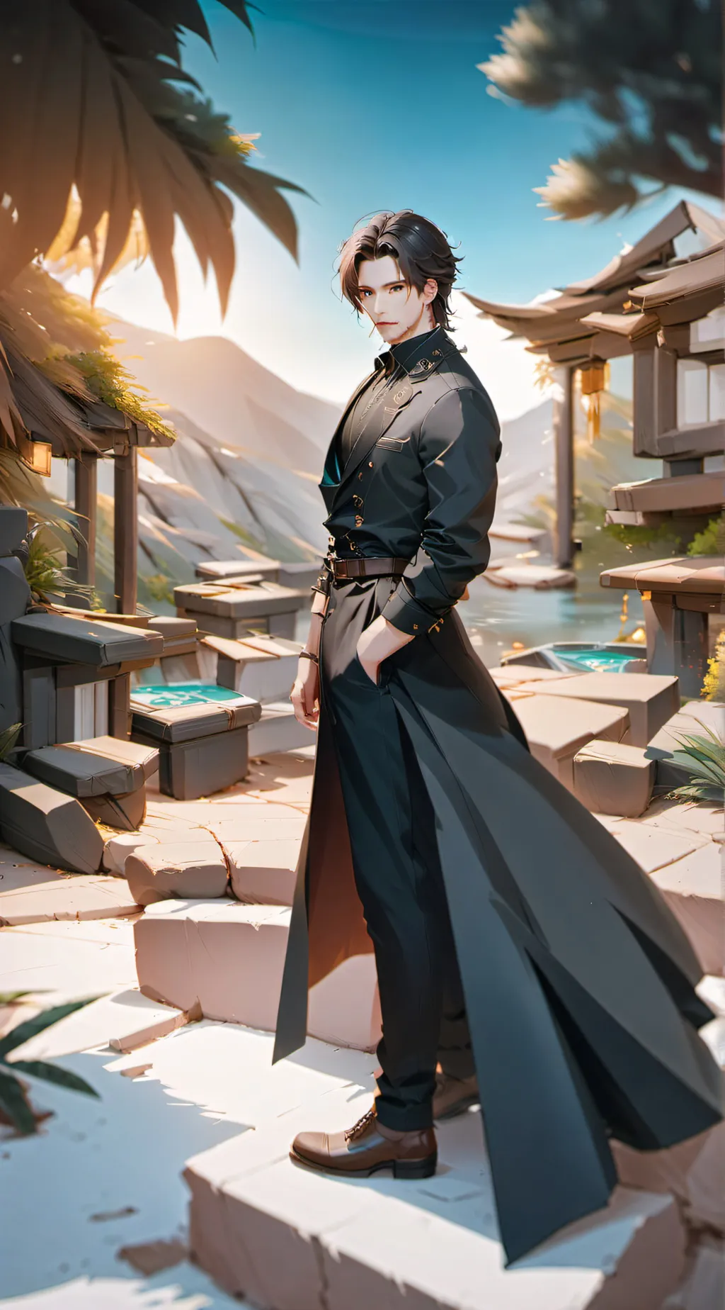 ai character: keven background