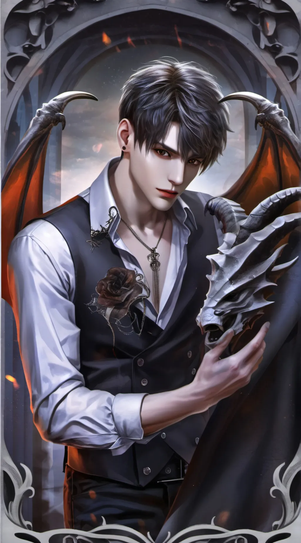 ai character: Danny  background