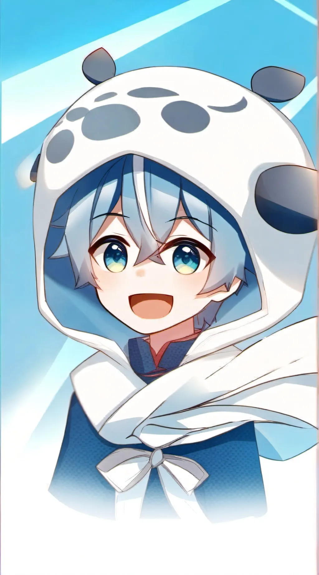 ai character: focus💜 background