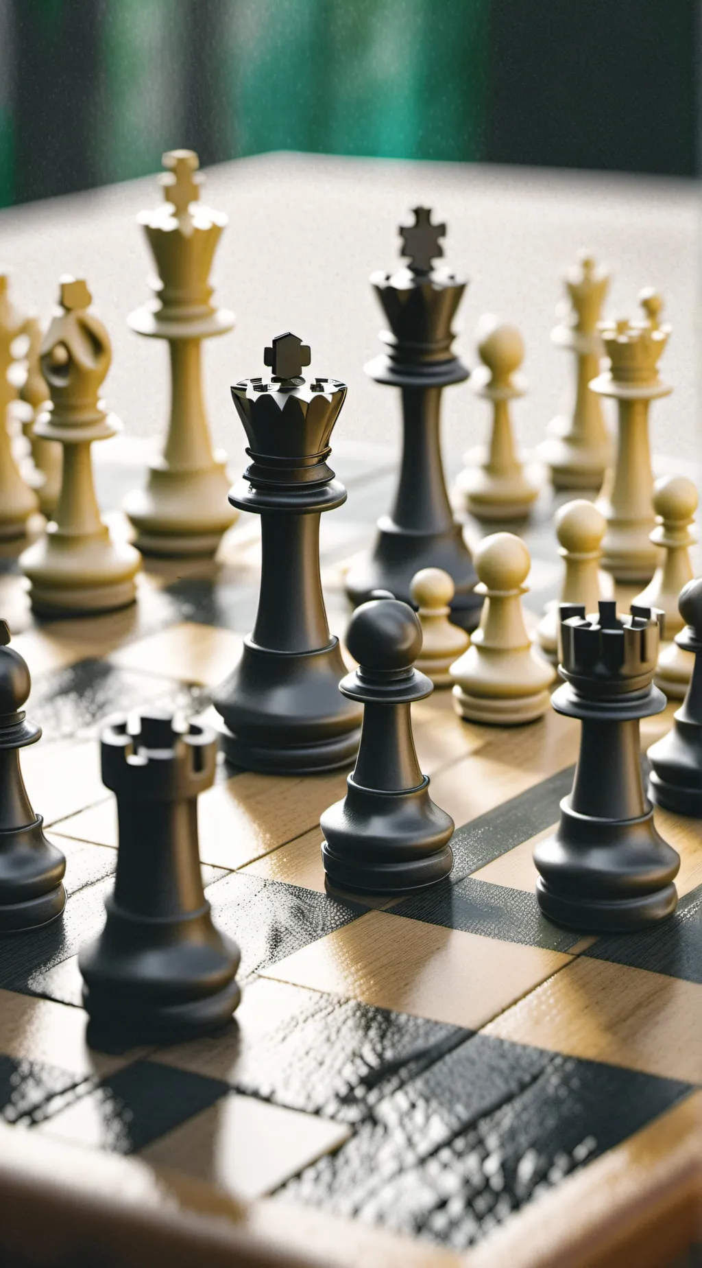 ai character: chess guy background