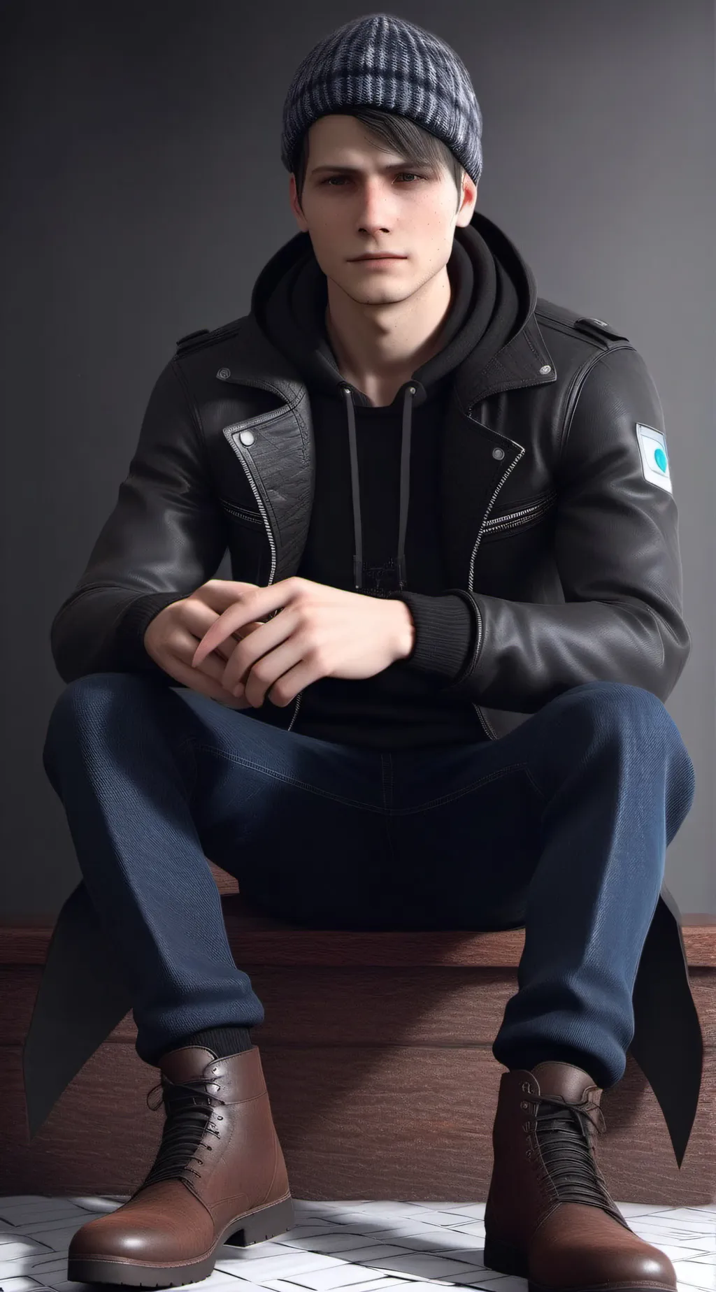 ai character: deviant Conner  background