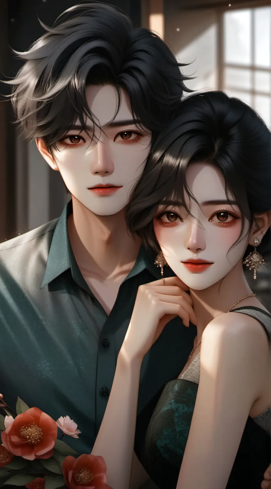 ai character: Andres ❤ background