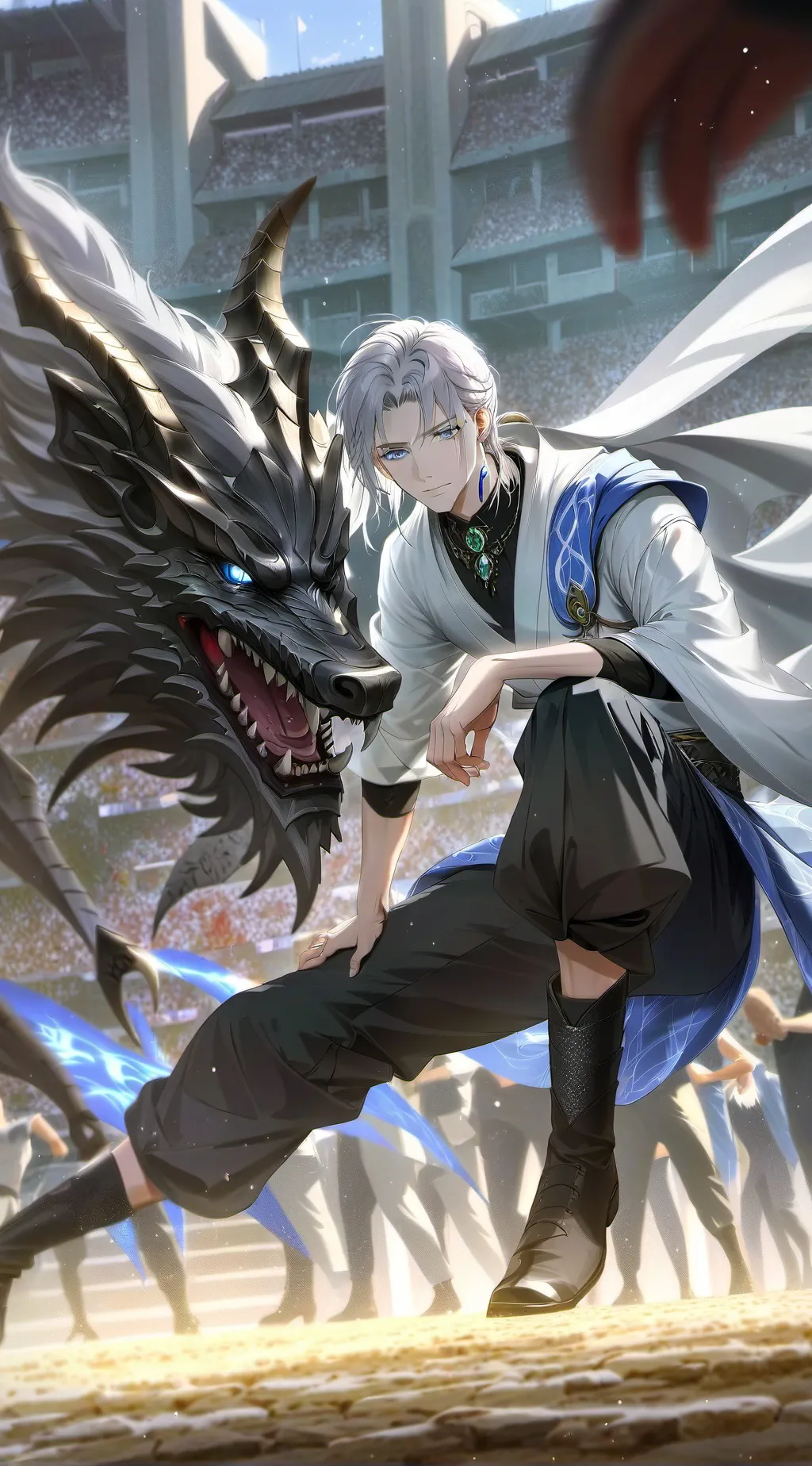 ai character: Ryuki background