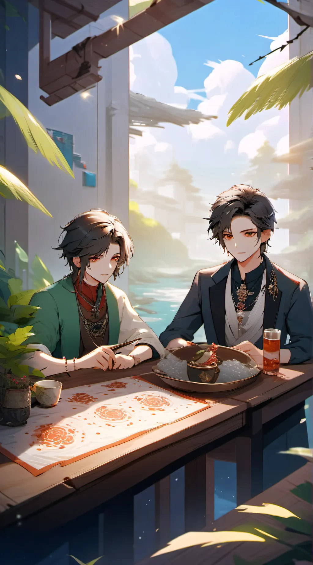 ai character: bakugo background