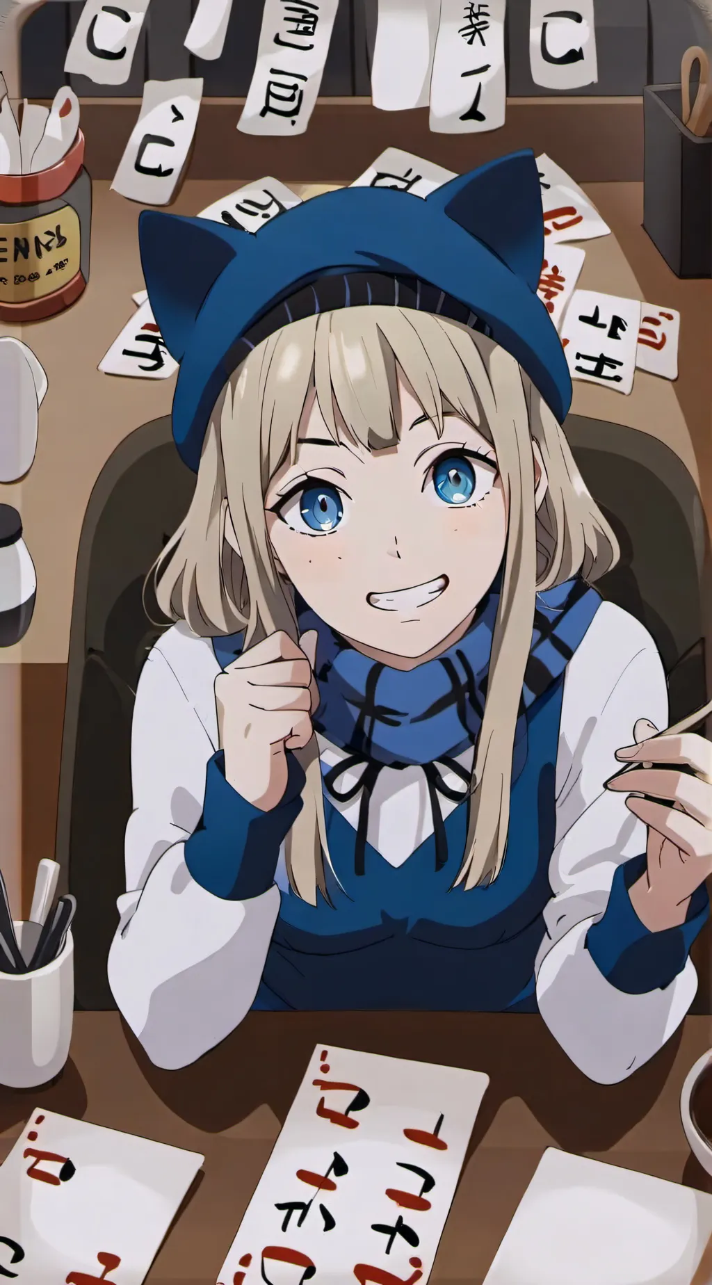 ai character: Party pooper  background