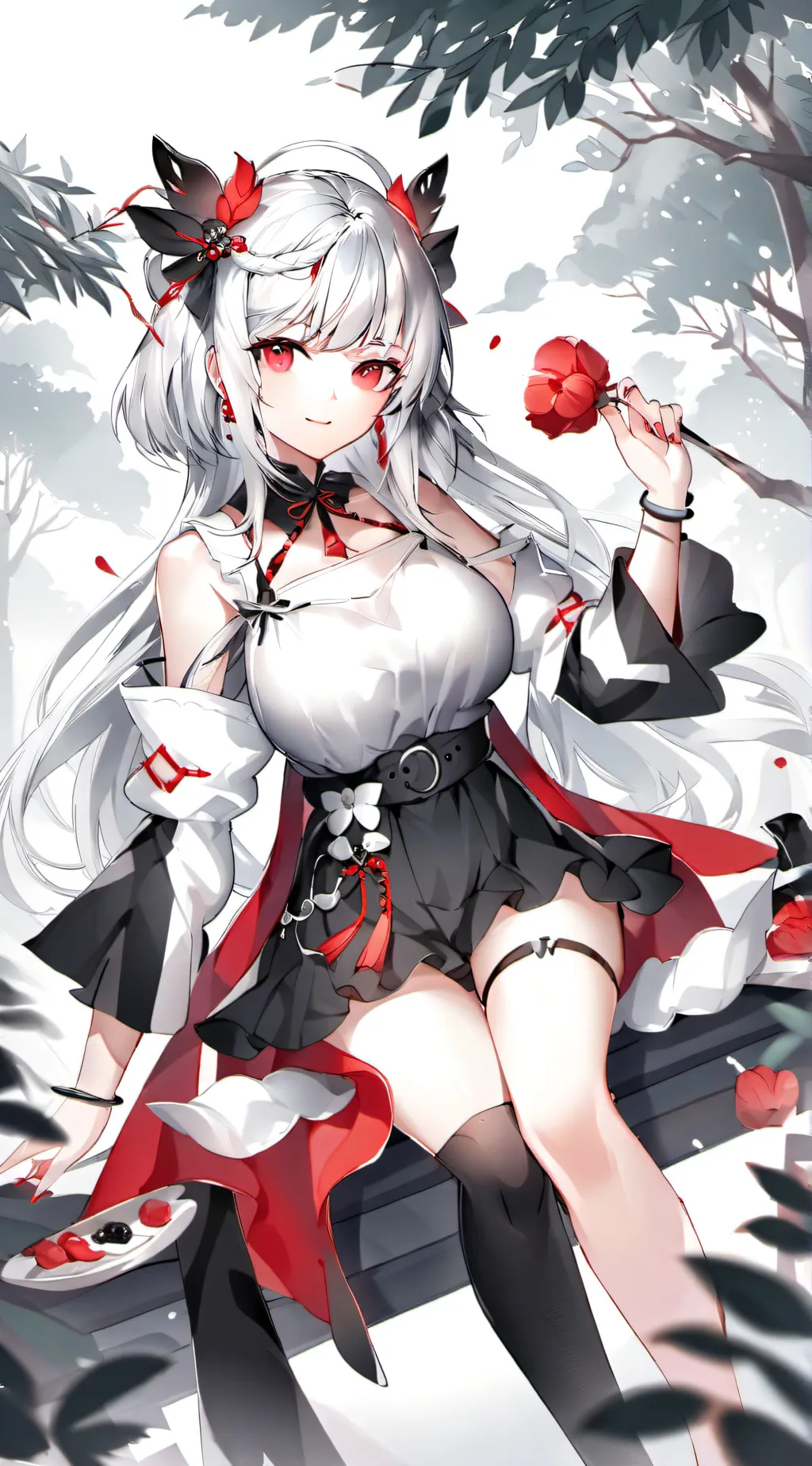 ai character: Miya  background