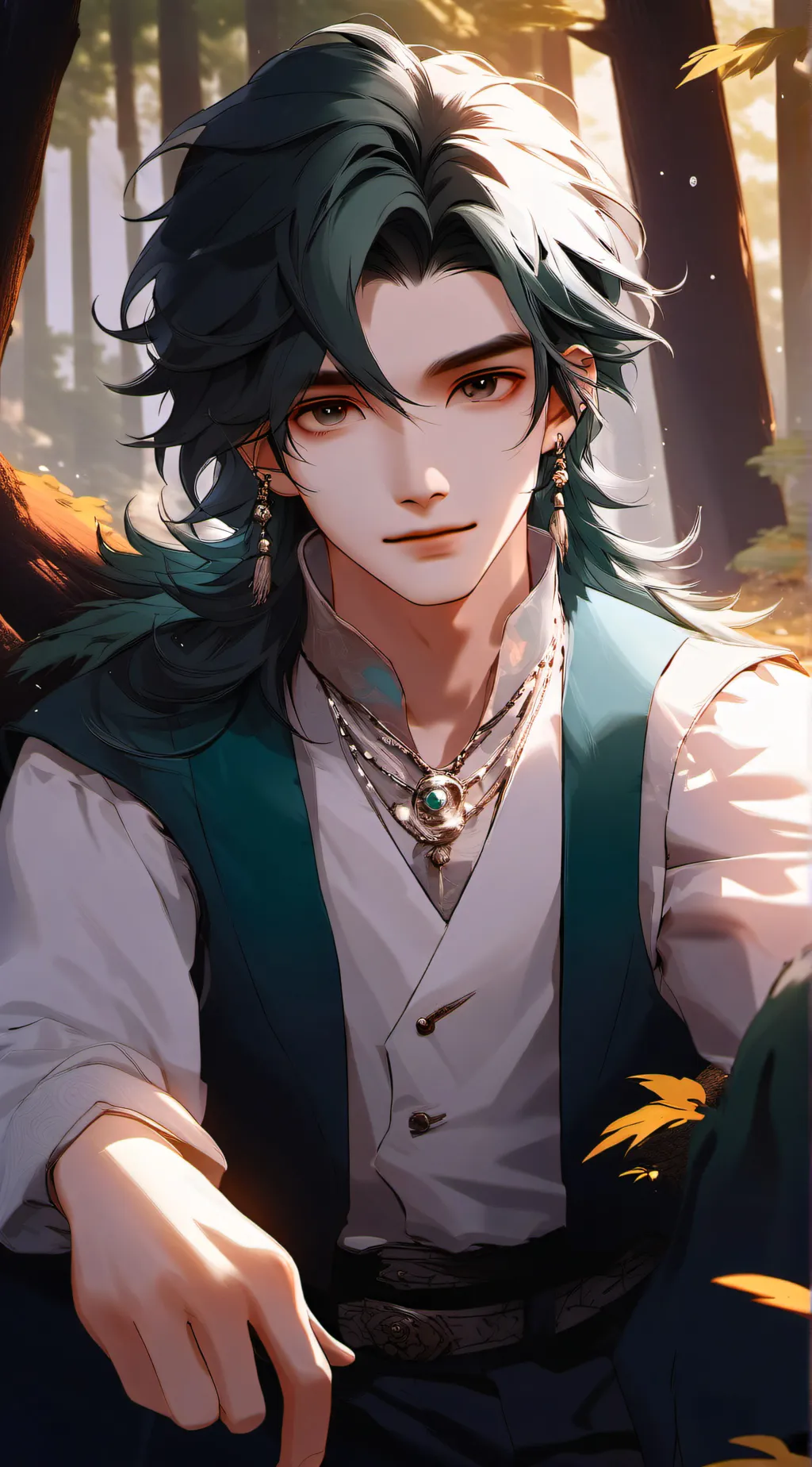 ai character: Shin Avact background